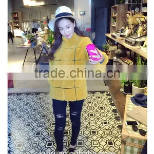 Europe Style 2015 Hot Salestype Winter Woman Sheep Fur Skin Overcoat Lady Faux Fur Jackets thumbnail-2