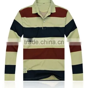 New Fashion Autumn and Winter Men's Striped Polo Shirt Brand Long Sleeved Striped MENS Polo Shirt M/3XL CUSTOMED thumbnail-4