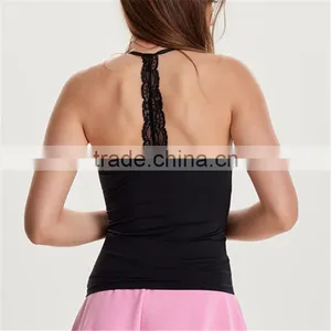 V Neck Cami With Contrast Border Summer Fashion Women Vest/tank Top thumbnail-3