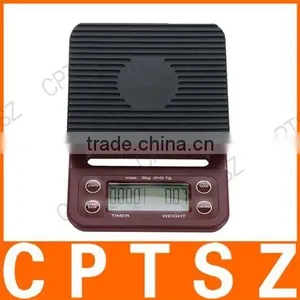 Coffee With Electronic Said Timing Function Of High Precision Electronic Kitchen Baking Bar Gram Electronic Scale/Timer Drip Cof thumbnail-1