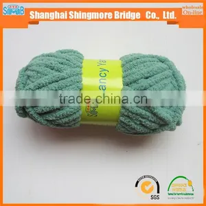 China Novelty Yarn Factory Cheap Wholesale 100 Polyester Knitting Chenille Yarn for Knitting Scarf in Low Yarn Price thumbnail-4