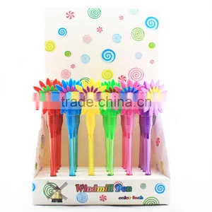 Cheap Sunflower Ballpoint Pen New Windmill Ballpoint Pen Wholesale Flashing Promotion Pens thumbnail-1