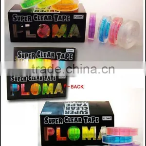 PB206 12PC SUPER CLEAR ADHESIVE TAPE thumbnail-1