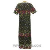 Latest Dress Design Women Summer Flower Dress Long Maxi Dress thumbnail-2