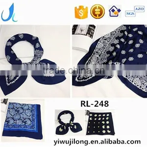 Wholesale Fashion Customized Printing Square Silk Scarf thumbnail-1