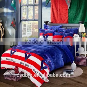 2017 NEW DAILY STRIPES 4PCS BEDDING SET thumbnail-1
