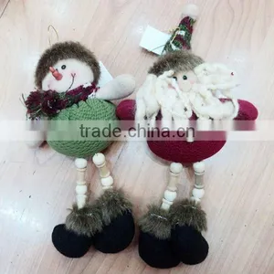 Lovely Plush Christmas Handmade Snowman Toys thumbnail-1