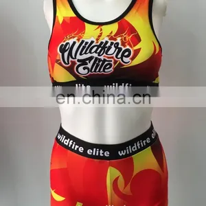 Colorful Design School Girl Dance Costumes Exercise Clothing for Children Dance Shorts thumbnail-3