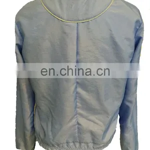 Hot Selling Short Casual Ladies Bomber Jacket With Bead Decoration thumbnail-4