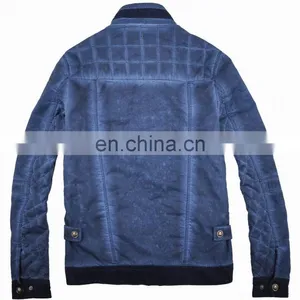 Latest Mens Thick Padded Cotton Fashion Autumn/Winter Coat 2015 thumbnail-3
