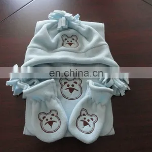 Fashion Kids Animal Polar Fleece Hat Mitten Set / Toddler Hat Scarf Sets thumbnail-1