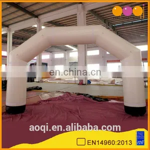 Commercial Best Quality Inflatable White Arch for Sale thumbnail-1
