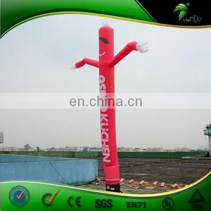 6m Tall Charming Red Inflatable Air Dancer / Outdoor Advertising Inflatable Sky Ancer Man thumbnail-1