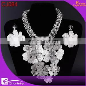 Free Shipping Big Fashion Jewelry Set/dubai Gold Jewelry Set / Wedding Jewellery Designs thumbnail-2