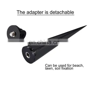 PULUZ Sandy Beach Soil Land Grassland Fixed Auxiliary Bracket Tripod Mount With Adapter & Screws thumbnail-3