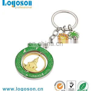 2017 Logoson Zinc Alloy Spinning Keychain thumbnail-5