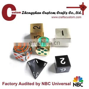 Popular in 2017 Metal Color Custom 20 Face Dice thumbnail-1