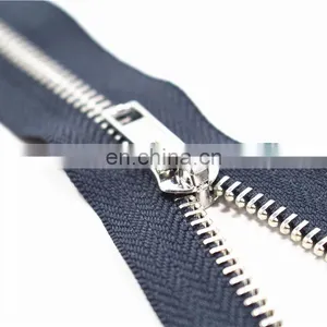 Close-End Metal Zippers With Pearl Slider, Multi-color #5 Zippers For DIY Sewing 9 Colors Available thumbnail-2