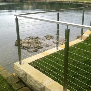 SUS316 Wire Cable Railing Balustrade for Fence Near to Sea Waterproof thumbnail-3