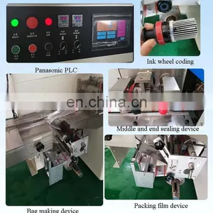 China Supplier Rice Cake Packaging Machine Washrag Parcel Wrapping Machine thumbnail-7