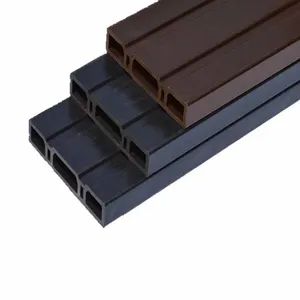High Quality Black WPC Waterproof Interlocking Composite Decking Board Outdoor thumbnail-5