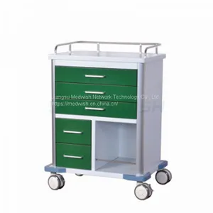 AG-GS006 Hospital Four Wheel Cold Rolled Steel Reasonable Price Medical Trolley thumbnail-1
