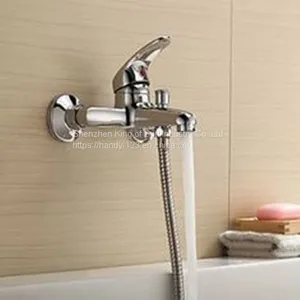 Shower Bathroom Wall Mounted Bath Faucet thumbnail-1