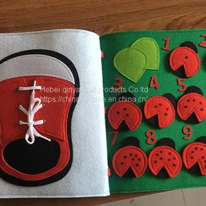 Korean Popular Baby Memory Soft Felt Fabric Quiet Book thumbnail-5