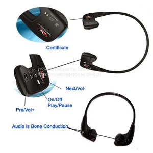 Aquatic Sports Training Waterproof IPX 8 Wireless USB Portable Long Range 1km Bone Conduction Headphone thumbnail-3