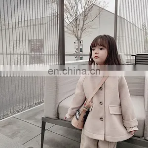6087/Good Quality Kid Clothing Winter Warm Children's Boutique Woolen Coat for Girls thumbnail-6