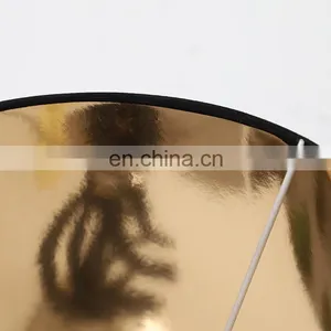 Accept Own Custom Hotel Home Living Room Decoration Silver-plated Base Black Metal Table Lamp thumbnail-4