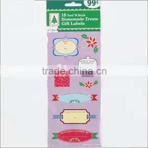 Christmas Gift Tags Foil Sticker Festive Gift Tags thumbnail-1