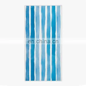 Printed Vertical Stripes Beach Towel Anti Sand thumbnail-2