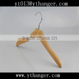 CY-277 Novelty Baby Natural Wooden Kids Clothes Hangers thumbnail-6