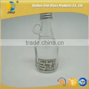 40ml Glass Wine Bottle With Handle and Lid thumbnail-1