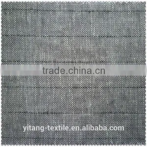 Low Price Striped Linen Fabric for Garments thumbnail-1
