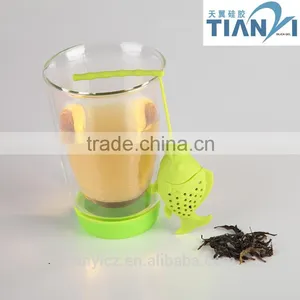 Hot Sell Lovely Colorful Silicone Tea Strainers Silicone Tea Bag thumbnail-3