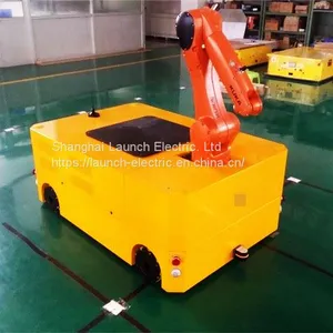 AGV Auto Guided Vehicle Omnimove Mecanum Wheels Platform thumbnail-1