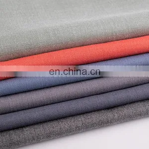 High Quality Fast Delivery Plain Dyeing Style Elastic Dyeing Dress Material Home Textile Polyester Fabric thumbnail-1