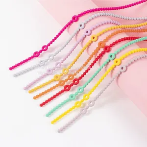 Baby Pacifier Teether Holder Straps Silicone Baby Toy Chain by Weiqi thumbnail-1