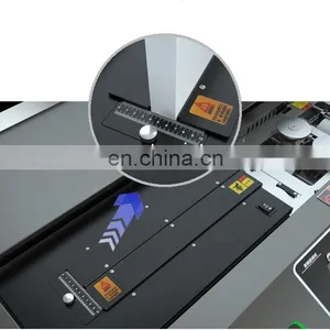 UK5 7inch Touch Screen Silence Mute Hot Thermal Glue Book Cover Binder, Notebook Hotmelt Glue Bookbinding Machine thumbnail-4