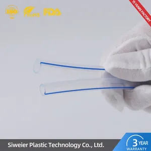 Food Grade Medical Level High Transparent Platinum Silicone Rubber Tube Pipe thumbnail-1