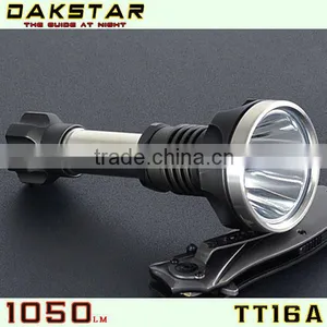 DAKSTAR TT16A CREE XML T6 1050LM 18650 Superbright Aluminum Police Rechargeable Emergency Tactical Led Flashlight Torch thumbnail-1