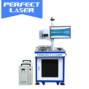 Perfect Laser 3w 5w Automatic UV Laser Marking Machine With Rotary thumbnail-1