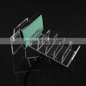 Acrylic Step Wallet Display Stand Purse Display Wallet Holder Purse Holder thumbnail-1