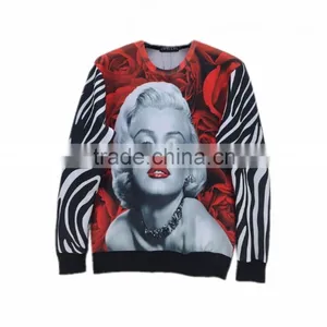 Custom Fashion Design Men's Sweatshirt Crew Shirt thumbnail-4