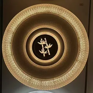 2025 Bedroom Light, Modern Minimalist LED Glass Ceiling Light, Round Nordic Creative and Personalized Study Light thumbnail-1