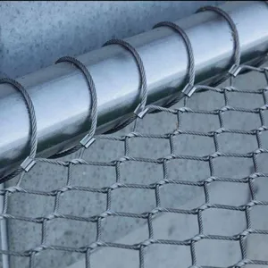 Durable Stainless Steel Wire Rope Fence Mesh for Playground & Public Facility Guard thumbnail-2