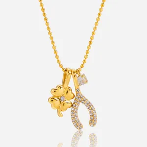 304 Stainless Steel Necklace With 18K Gold PVD Coating & Hypoallergenic Design thumbnail-4