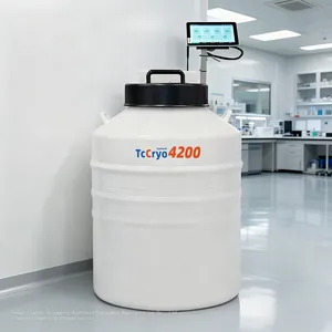 Sao Tome and Principe Cryobank 4200 Stem Cell Sample Bank Equipment TcCryo Storage Container thumbnail-1